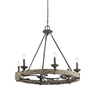 Lustre en bois