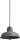 Suspension industrielle lampe dint&eacute;rieur en anthracite