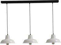 Suspension industrielle Lampe &agrave; suspendre en blanc