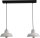 Loft luminaire noir 2flmg