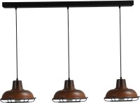 Lampe à suspendre en rouille brune