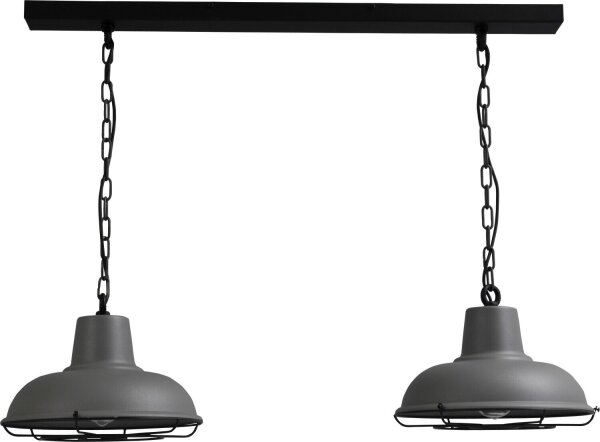 Suspension industrielle E27 en anthracite