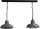 Suspension industrielle E27 en anthracite