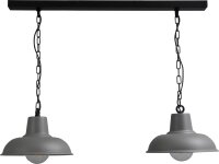 Lampe de cuisine industrielle anthracite