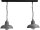 Lampe de cuisine industrielle anthracite