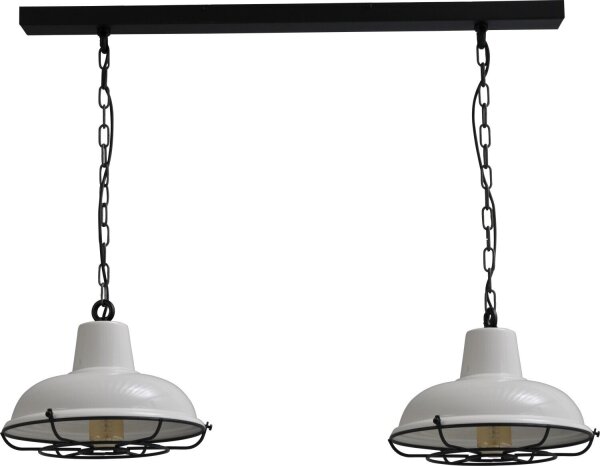 Lampe de cuisine industrielle blanche