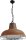 Lampe &agrave; suspendre rouille &Oslash;48,5cm