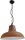 Suspension industrielle en rouille brun
