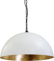 Suspension LARINO Blanc Or &Oslash;50cm E27 Industrie