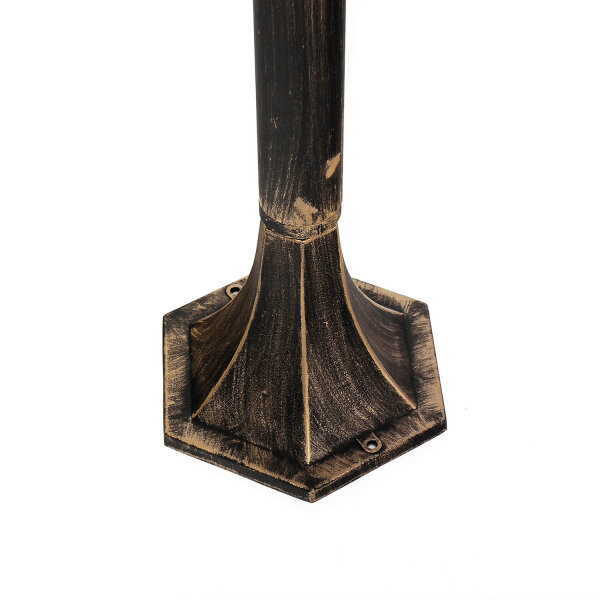 Lampe dallée avec détecteur de mouvement en noir cuivre