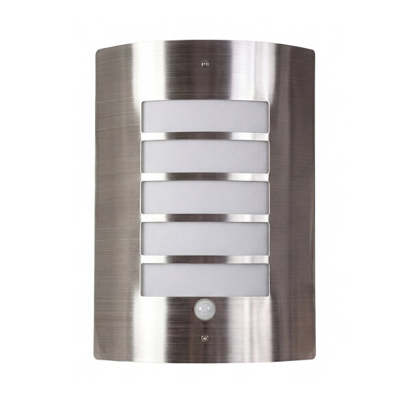 Applique murale détecteur de mouvement acier inoxydable IP44 résistant aux intempéries
