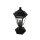 Socle Lampe dallée noire PARIS style campagnard E27