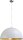 Suspension Blanc Or &Oslash;60cm Artisanat LARINO