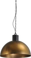 Lampe &agrave; suspendre design laiton antique grande...