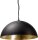 LARINO Lampe &agrave; suspendre Gris M&eacute;tal Or &Oslash;60cm Industrie