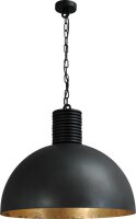 LARINO Lampe à suspendre Gris Métal Or...