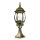 Petit lampadaire sur socle pour lextérieur or antique 50,5cm