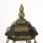 Petit lampadaire sur socle pour lextérieur or antique 50,5cm
