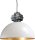 Lampe &agrave; suspendre design XXL &Oslash;80cm blanc industriel LARINO
