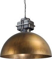 XXL Loft Lampe à suspendre laiton antique...
