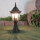 Lampe de socle rustique MILANO or antique 40cm de haut