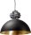 Lampe à suspendre XXL Ø80cm Gris Métal Or Artisanat