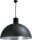 XXL Suspension Gris M&eacute;tal Argent&eacute; &Oslash;80cm LARINO