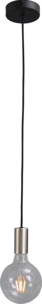 Suspension noire Nickel mat Vintage TESSI