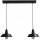 Lampe &agrave; suspendre design Gris &Oslash;25cm E27 Grille d&eacute;corative PRATO