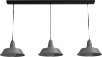 Suspension grise Longue L:130cm &Oslash;35cm Travail manuel