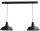 Suspension industrielle Lampe de cuisine noire