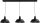 Suspensions industrielles Noir