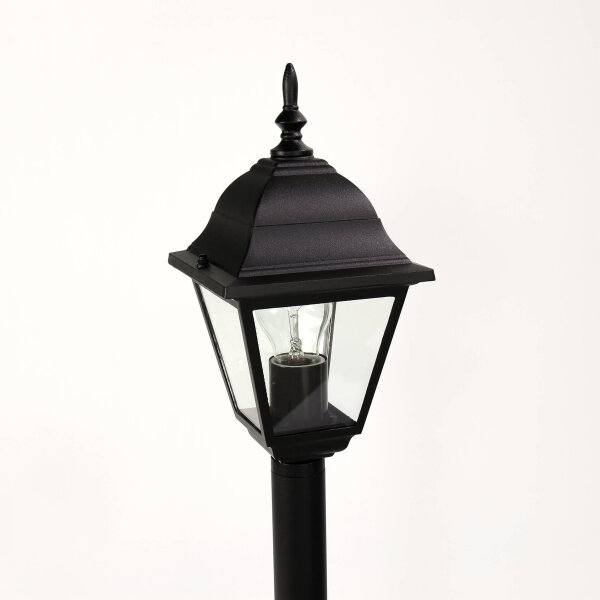Lampadaire noir dextérieur ROM H:105cm E27 Lanterne