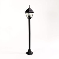 Lampadaire noir dextérieur ROM H:105cm E27 Lanterne