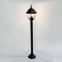 Lampadaire noir dextérieur ROM H:105cm E27 Lanterne