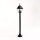 Lampadaire noir dextérieur ROM H:105cm E27 Lanterne