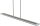 Suspension LED à intensité variable VIGO Abat-jour en verre nickelé
