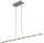 Suspension LED à intensité variable Abat-jour en verre nickel mat