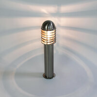Lampe dallée en acier inoxydable à...