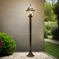 Lampadaire extérieur cuivre antique style Tiffany...