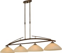 Lampe &agrave; suspendre BOLZANO en brun patin&eacute;...