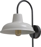 Lampe dhôtel industrielle E27 en blanc