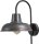Lampe de chambre &agrave; coucher industrielle en m&eacute;tal noir et rouge