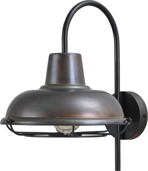 Lampe dhôtel DI PANNA en métal noir et rouge