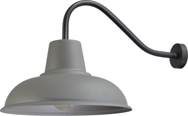 Lampe dhôtel industrielle E27 en anthracite