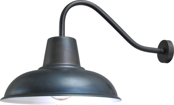 Lampe dhôtel E27 DI PANNA en noir aspect métal rouge