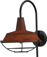 Applique Marron PRATO Grille dabat-jour &Oslash;25cm...