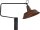 Applique industrielle marron antique &Oslash;35cm PRATO