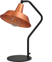 lampe de table en cuivre style industriel abat-jour...