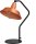 lampe de table en cuivre style industriel abat-jour &empty;25cm